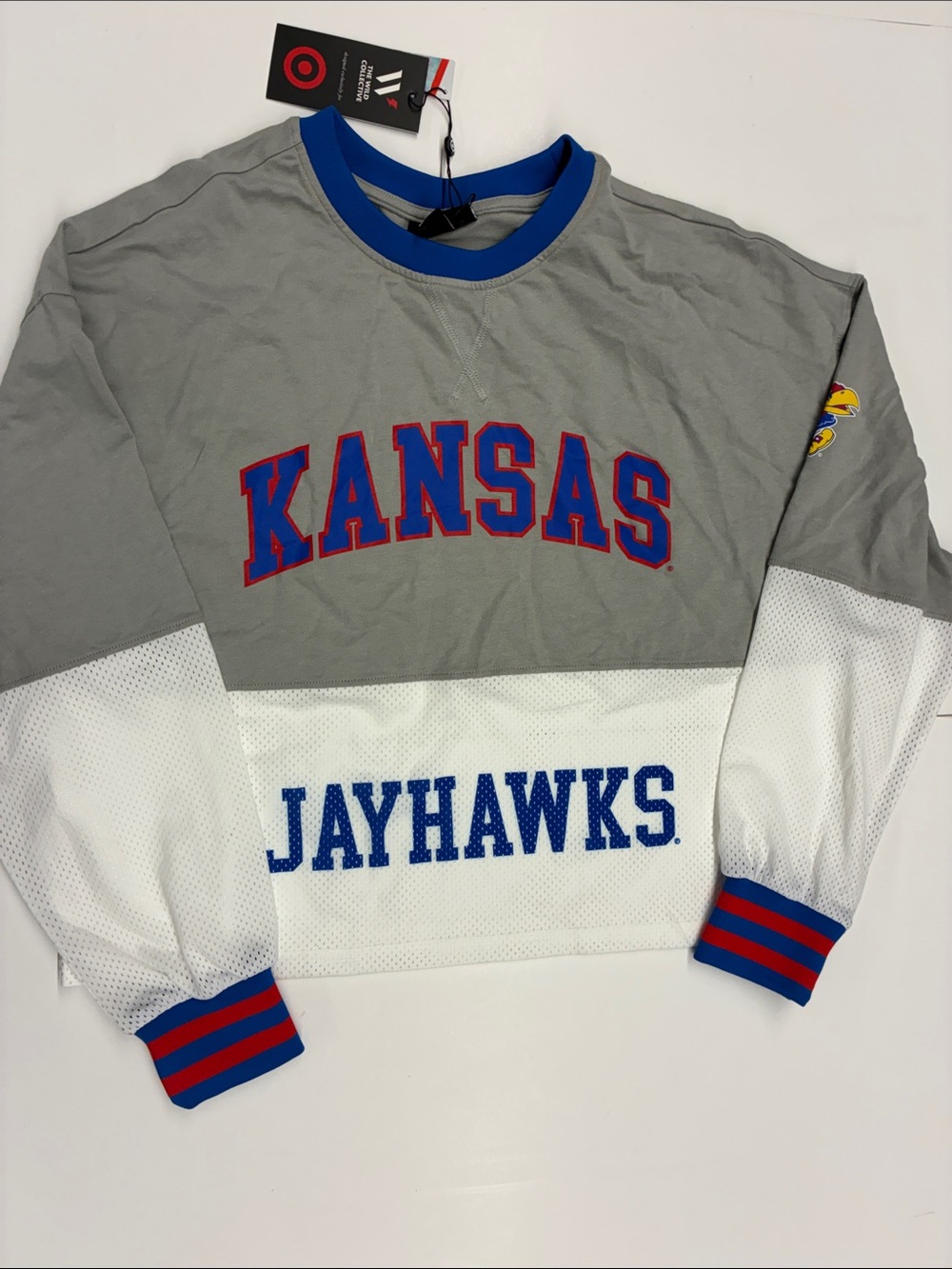 NEW The Wild Collective NCAA Officially Licensed Jayhawks Shirt Size Large